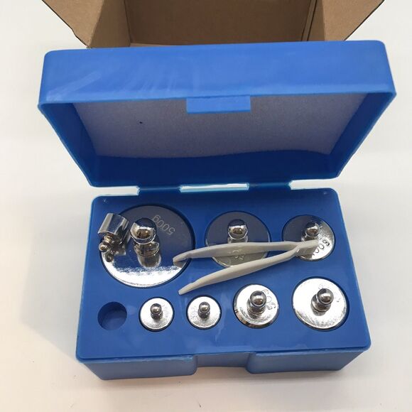 HFS(R) Scale Balance Calibration Weight Set - 10-1000G 8Pc Set with Case NEW - Picture 4 of 10